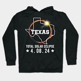 Texas Total Solar Eclipse April 8 2024 Texas Solar Eclipse Hoodie